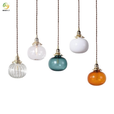 E14 D13cm Contemporary Glass Pendant Lights Various Color Available