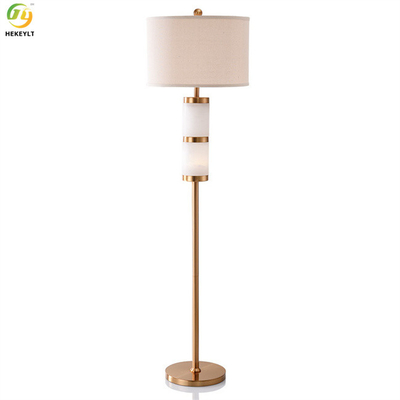 Led Modern Luxury Marble Gold Metal Floor Lamp For Living Room D45 X H160CM