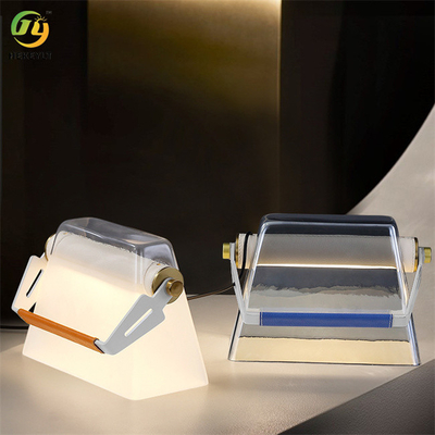GU10 1-Light Iron Plating And Glass Smoke Gray Pendant For Bedroom