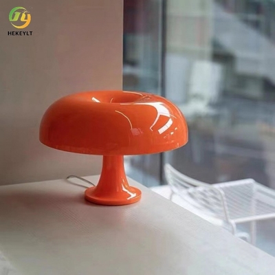 Classic Danish Mushroom Lamp polycarbonate White/orangeBedroom 320mm Bedside Lamp