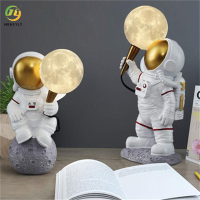 Resin + hardware H370 Children'S Room Moon Astronaut Rechargeable Sunset Bedside Lamp