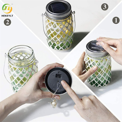 5.5&quot; LED Commercial Light Solar Powered Outdoor Glass Lantern