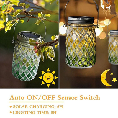 5.5&quot; LED Commercial Light Solar Powered Outdoor Glass Lantern
