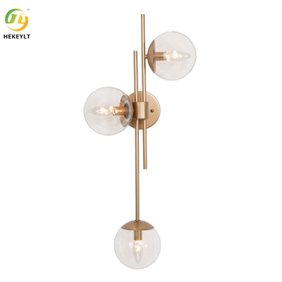 Dimmable Modern Wall Light Fixtures 3 Light Armed Sconce