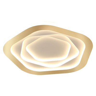 65W 120W Acrylic Led Ceiling Lights Drum Shade Bamboo Lamp