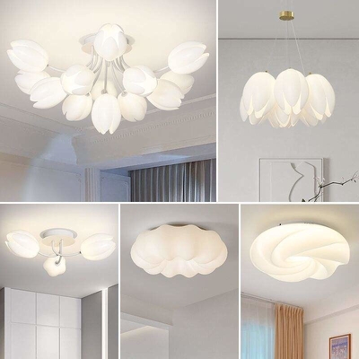 Modern Minimalist French Cream Style Nordic Light Hall Main Luxury Lamp