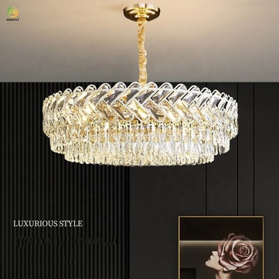 K9 Crystal Led Luxury Circle Pendant Lights Bedroom Hotel Villa Decorative
