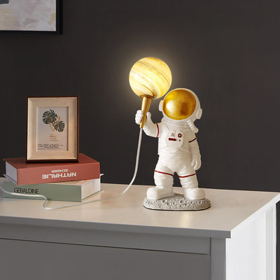 20x37cm Resin Kids Bedside Table Lamp Astronauts Table Decorative Lamp
