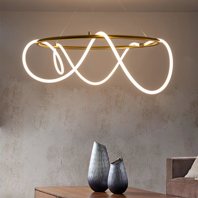 Long Nordic Pendant Light Tri Cooler LED Dining Room Chandelier