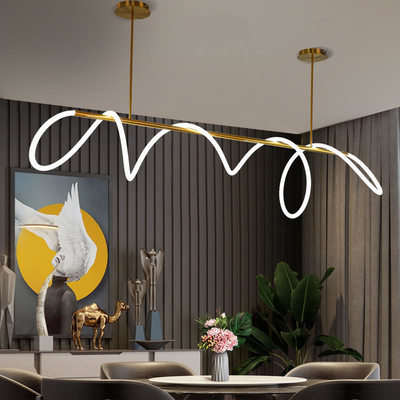 Long Nordic Pendant Light Tri Cooler LED Dining Room Chandelier