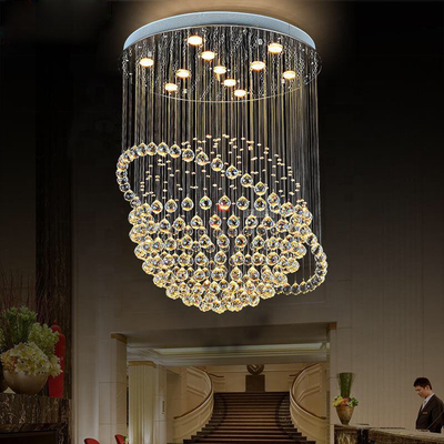 Lustre Atmosphere Modern Led Crystal Ceiling Light For Bedroom Living Room Hotel
