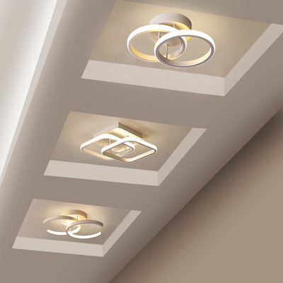 LED Gold Acrylic Corridor Lights Ceiling For Bedroom Living Room