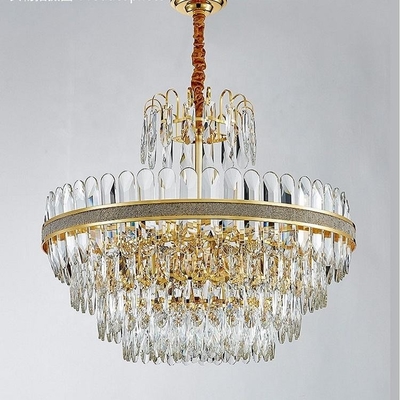 Living Room Decorative Pendant Light Home Modern Luxury Ceiling Crystal Chandeliers