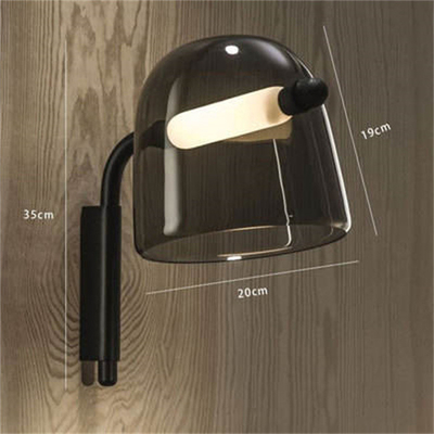 Nordic Creative Glass Wall Lamp Bedroom Simple Post Modern Sconce Lights