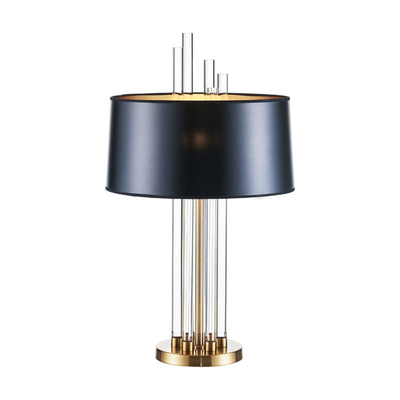 U80340TO PVC Lampshade LED Crystal Table Lamp For Bedroom