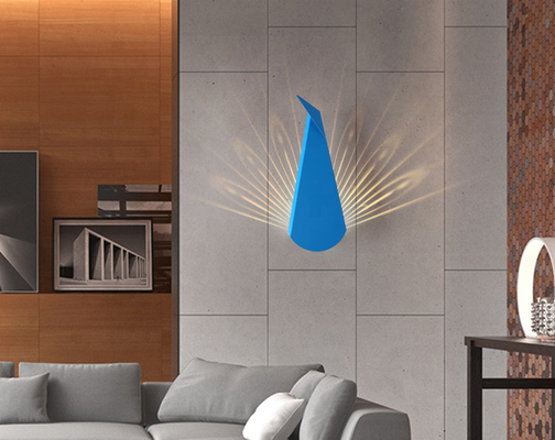 40W Led Post Modern Iron Wall Lighting 14 X 36CM Living Room Lamps