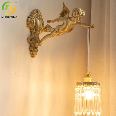 Fashion Hotel Indoor Modern Crystal Pendant Light Luxury Golden Color Decorative