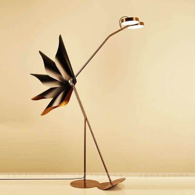 Nordic Postmodern Floor Double Head Lamp For Creative Personality Bedroom