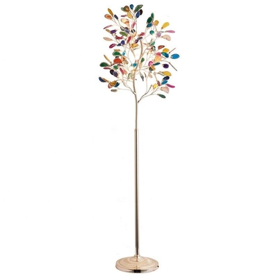 Colorful Tree Shape Modern Floor Light Iron Material LED Decorative Lightings H165cm