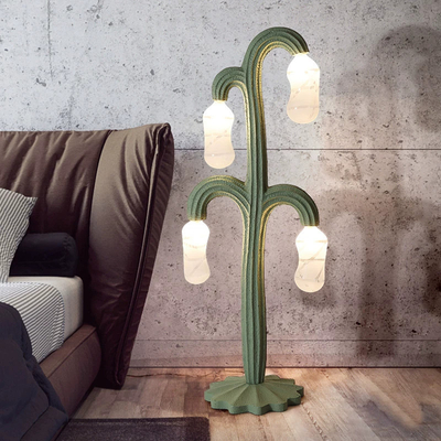 D38 X H140CM Cactus Green LED Floor Lamp For Living Room Bedroom Hotel