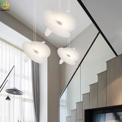 Silk Personality Creative Art Chandelier Lamp For LOFT Villa Apartment Duplex Staircase Pick Empty