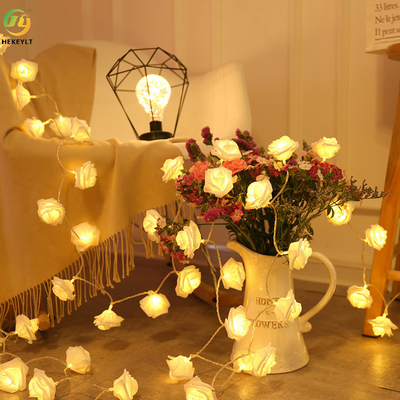Rose Lamp String LED Christmas Holiday Birthday Wedding Decoration Light String