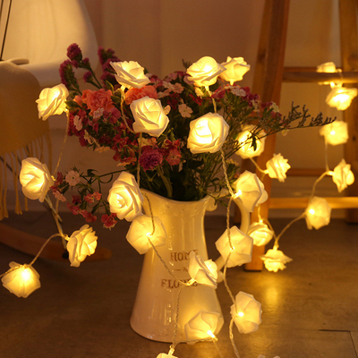 Rose Lamp String LED Christmas Holiday Birthday Wedding Decoration Light String