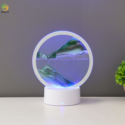 3D Decompression Creative Quicksand Painting Small Night Light For Home Furnishings