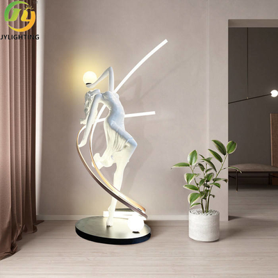 D78*179cm Modern high quality decorative white human body floor lamp for living room hotel interior residential