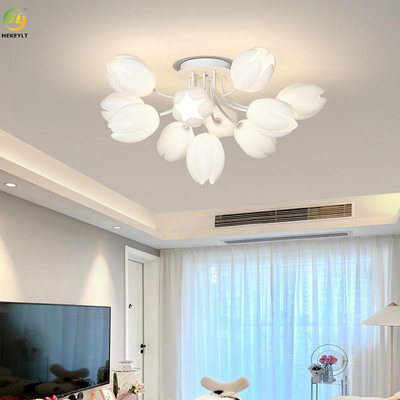 Design Sense french cream tulip G9 Ceiling Light For Living Room Bedroom
