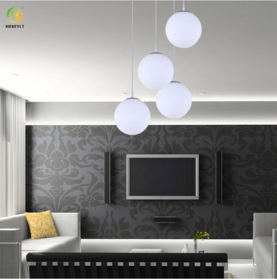 Nordic Hanging Indoor Glass Ball Pendant Light For Kitchen Bedroom Living Room