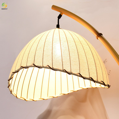 Retro Chinese bamboo floor lamp for homestayliving room sofa study bedside lamp