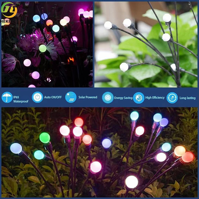 Outdoor LED solar firefly lights for outdoor courtyard garden lawn