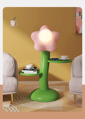 Creative Flower Floor Lamp Decoration Living Room Bedroom Bedside Nightlight Cartoon Cute Home Crafts