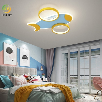 Creative Cartoon Aircraft Eye Protection Led Ceiling Light For Bedroom Room Children'S Room