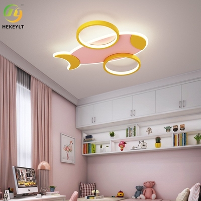Creative Cartoon Aircraft Eye Protection Led Ceiling Light For Bedroom Room Children'S Room