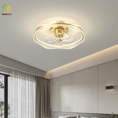 Modern Simple Children'S Room Bedroom Room Ceiling Light Integrated Frequency Conversion Silent Fan Light