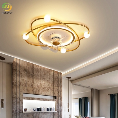 Modern Simple Invisible Silent Fan Lights Dining Room Living Room Ceiling Fan Lights