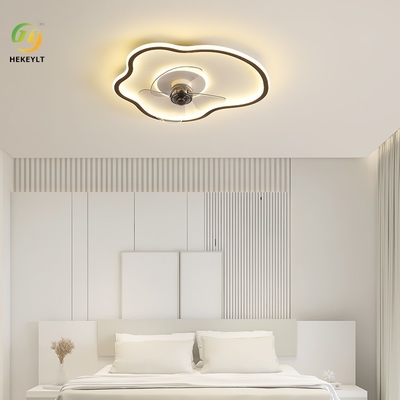 Cloud Ceiling Fan Light Ultra-Thin Quiet Restaurant living Room Bedroom Fan Light