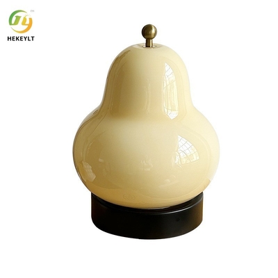 French Cream Pear Lamp Ambiance Bedroom Bedside Charging Touch Decorative Reading Nightlight