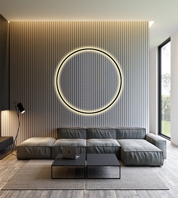 Modern Simple LED Ring Wall Lamp For Bedroom Headboard Living Room Background