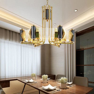 Nordic Glass LED Modern Light Luxury Personalized Creative Art Restaurant Hotel Pendant Light