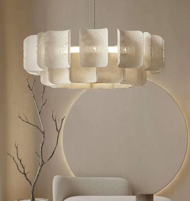 Nordic Modern Simple White Creative Acrylic LED Pendant Light For Living Room Bedroom