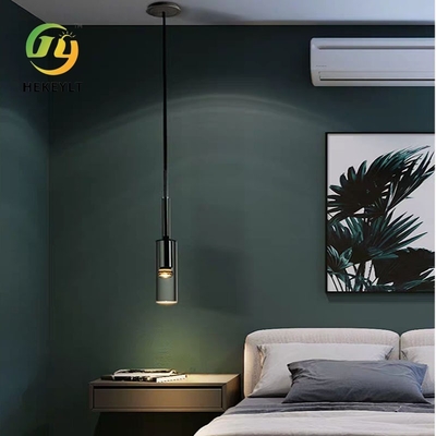 Single Luxury Modern Pendant Light Bedroom Bedside All Copper TV Wall Lamp