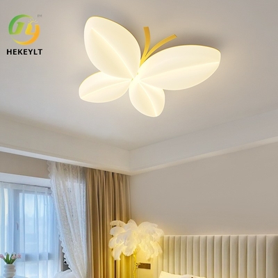 Modern Simple LED Butterfly Light Full Spectrum Eye Protection Ceiling Light For Children'S Room