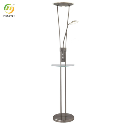 Postmodern Modern Minimalist Metal LED Lamp Luxury Adjustable Double Head Reading Floor Lamp