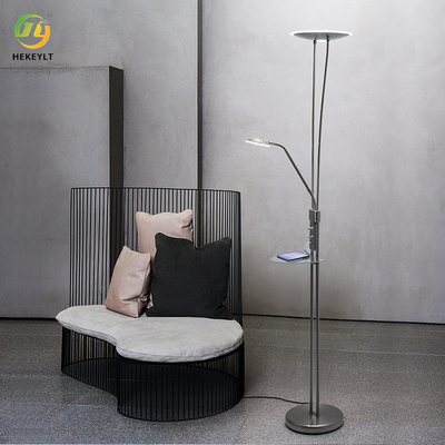 Postmodern Modern Minimalist Metal LED Lamp Luxury Adjustable Double Head Reading Floor Lamp