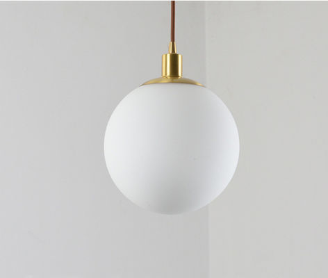 Home CRI Ra70 Diameter 15 / 20 / 25cm Glass Ball Hanging Lights