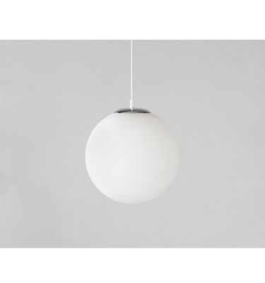Milt White 240V Diameter 35 / 40 / 50cm Glass Globe Pendant Light