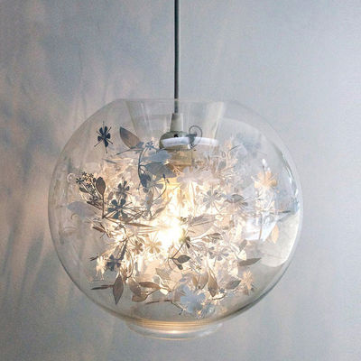 E27 28CM Glass Ball Pendant Lamp